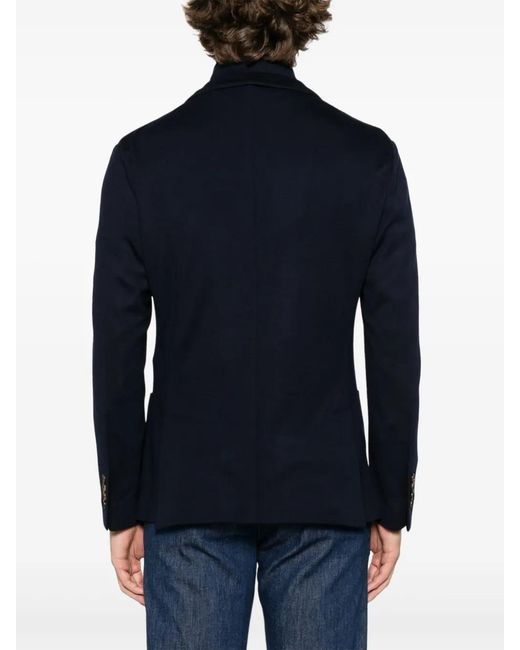 Blazer A Capas Eleventy de hombre de color Blue