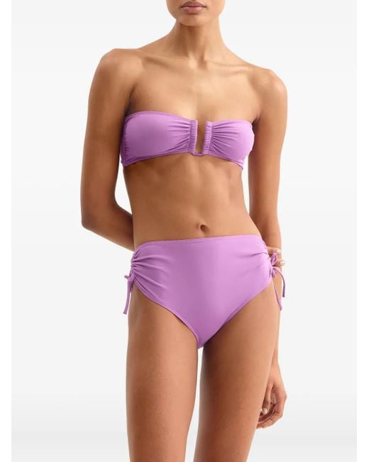Eres Pink Sofia Drawstring-Side Bikini Briefs