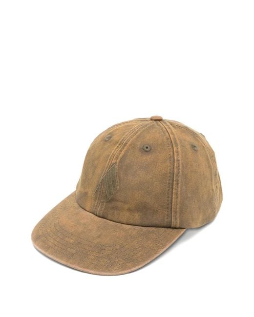 The Attico Natural Cotton Baseball Cap