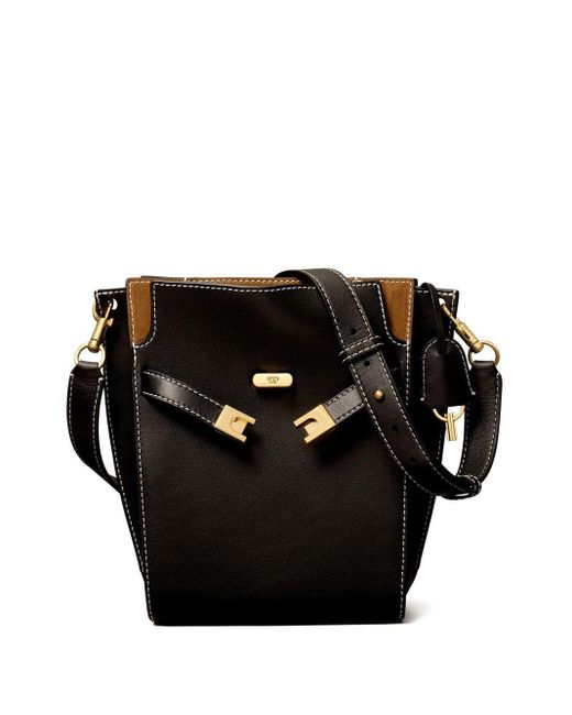 Tory Burch Lee Radziwill Double Bucket Bag in Black Lyst UK
