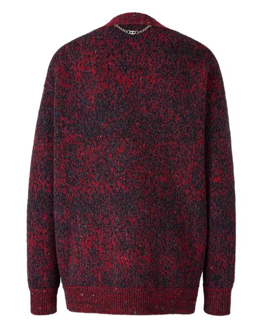 Rabanne Textured Button Wool Cardigan