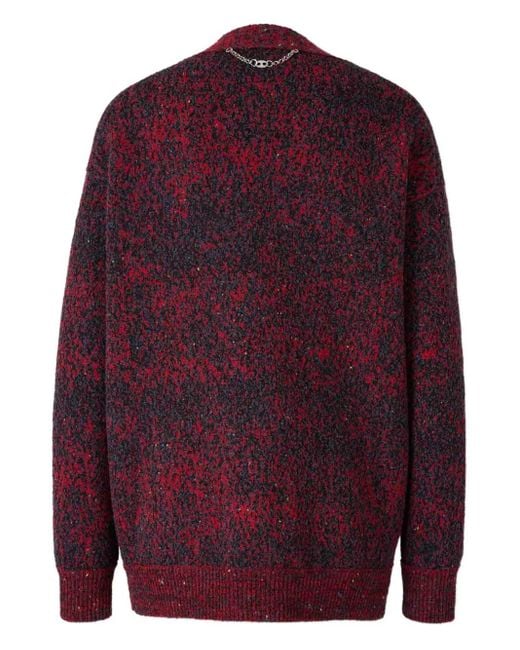 Rabanne Textured Button Wool Cardigan