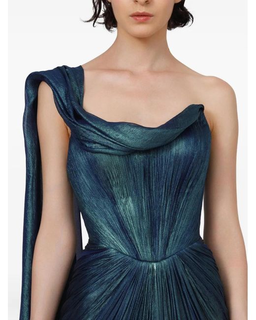 IRIS SERBAN Blue Elem Dress