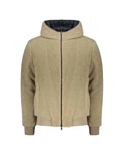 Herno Natural Reversible Faux-Shearling Down Jacket for men
