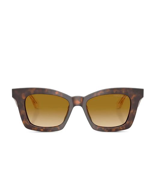 Giorgio Armani Natural Square-Frame Sunglasses