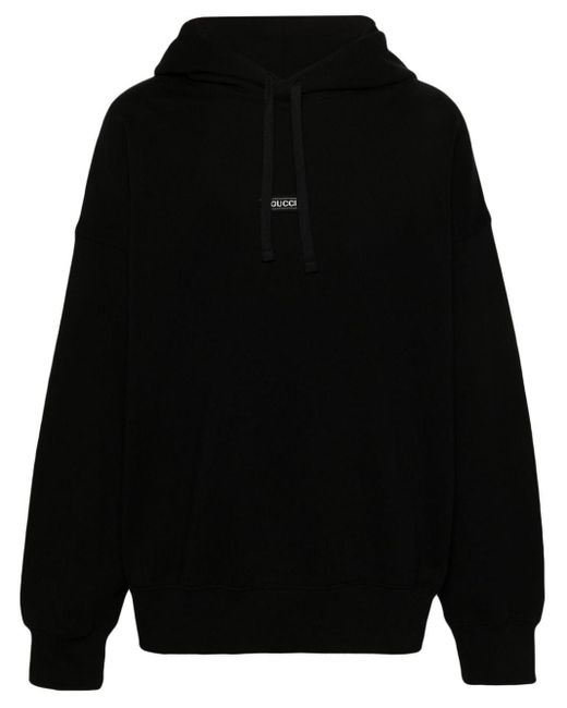 Black gucci hoodie mens hotsell