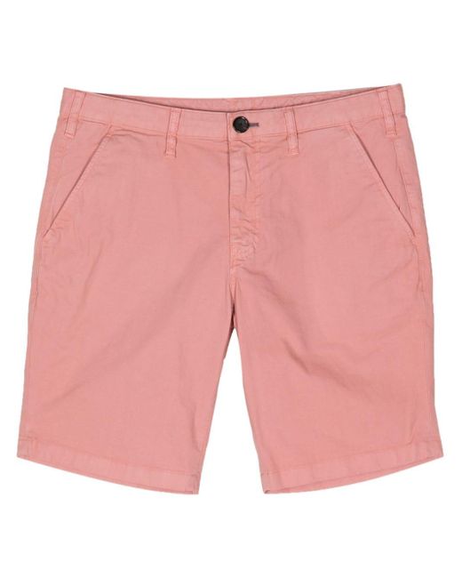 PS by Paul Smith Pink Zebra-motif Bermuda Shorts for men