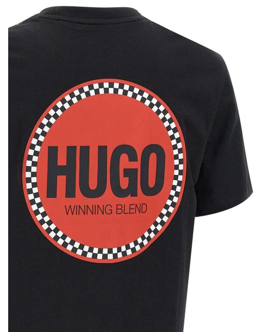 メンズ HUGO Dercho Tシャツ Black