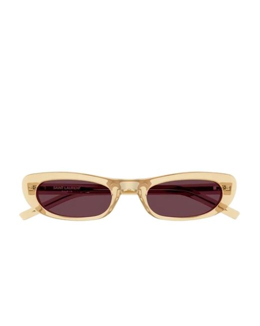 SAINT LAURENT ブラウン キャットアイ サングラス Saint Laurent キャットアイ サングラス ブラウン | Lyst