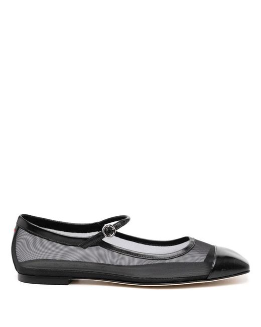 Aeyde Black Uma Mary-Jane Ballerina Shoes