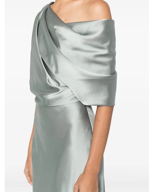 Amsale Green The Slouch Dress