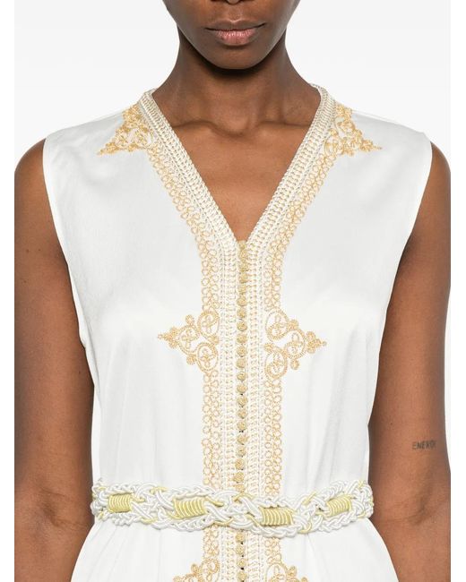 sachin and babi light blue dress Women's White Kaftans