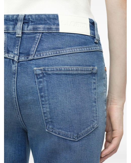 Closed Blue Halbhohe Milo Cropped-Jeans