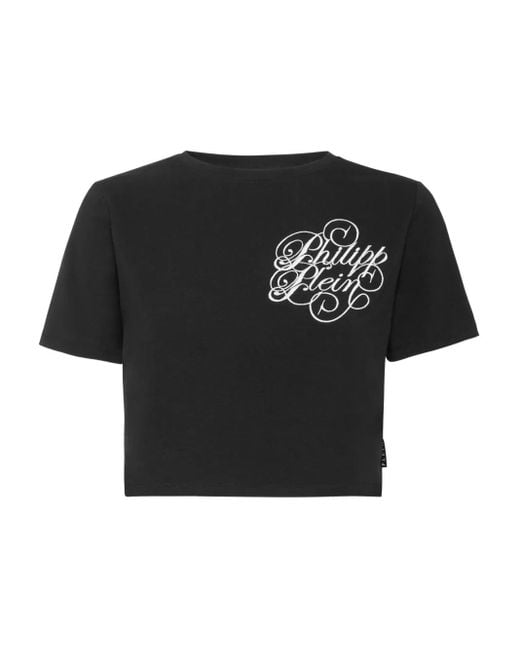 Philipp Plein エンブロイダリー Tシャツ Black