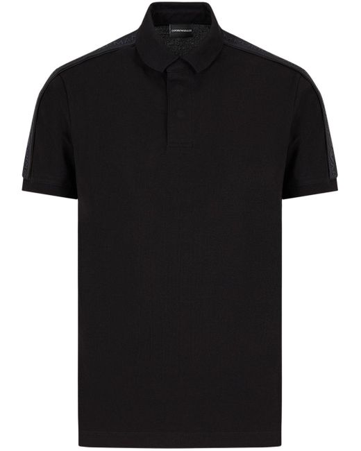 Emporio Armani Poloshirt Met Logoband in het Black voor heren