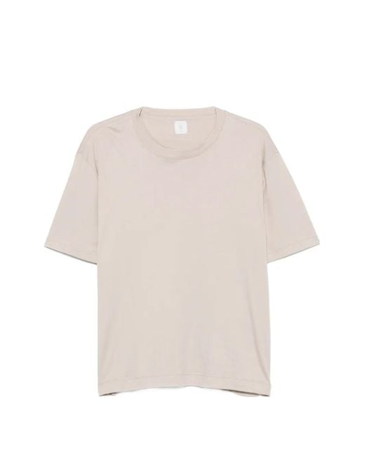 Eleventy White Crew-Neck Short-Sleeve T-Shirt for men