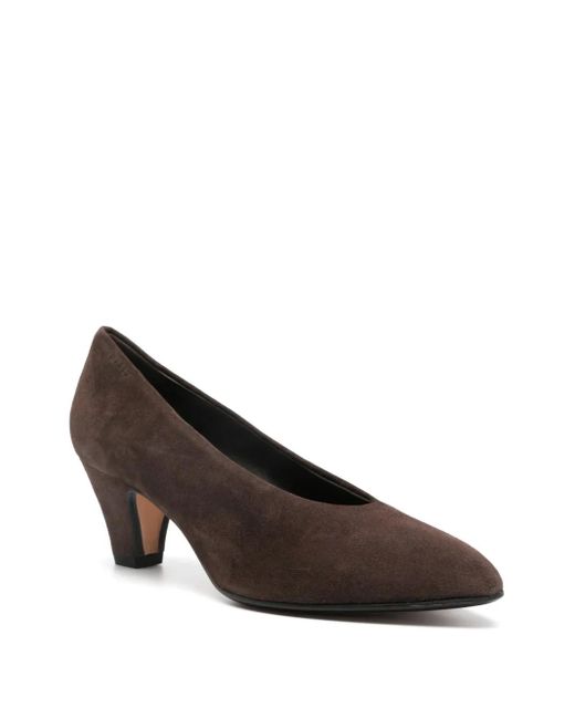 Bally Brown 55Mm Suede Pointed-Toe Pumps