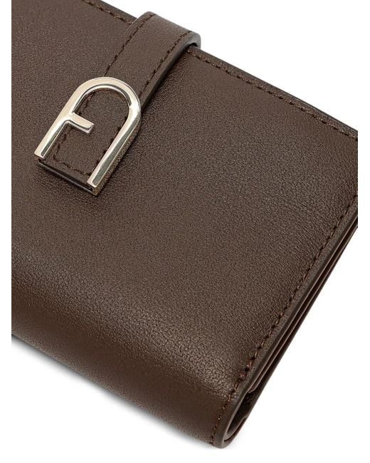 Furla Brown Buckle-Fastening Leather Wallet
