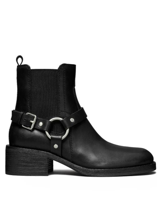 Tory Burch Black Moto Boot '50Mm'