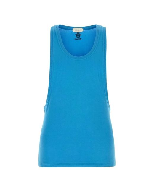Versace Blue Tank Top Vintag for men