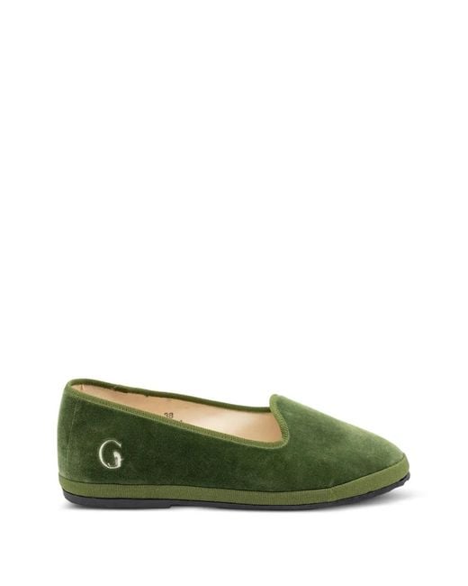 Gondolina Green Sant Erasmo Logo-Detail Loafers