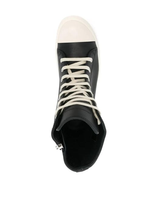 Rick Owens Black Mega Bumper Sneakers