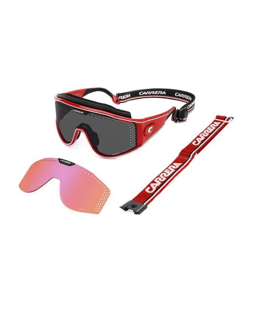 Carrera Gray Perforated Strap Sunglasses for men