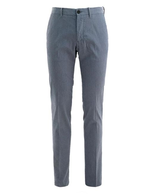 メンズ Incotex ストレートパンツ Blue