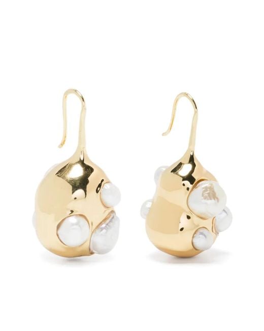 Ryenn's Eyes Metallic X Quentin Jones 14Ct Plated Brass Drop Earrings