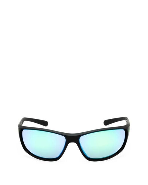 Nike Green Rabid Rectangular-Frame Sunglasses