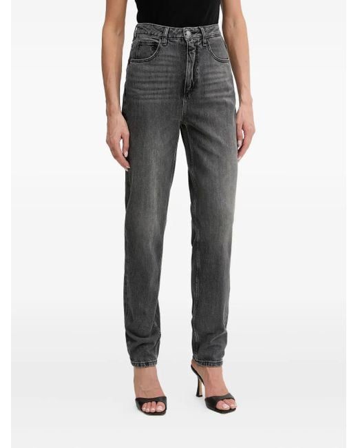 Guess Black Organic Cotton-Blend Jeans