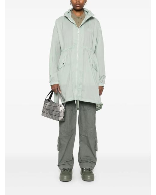 Add Green Logo-Embroidered Coat