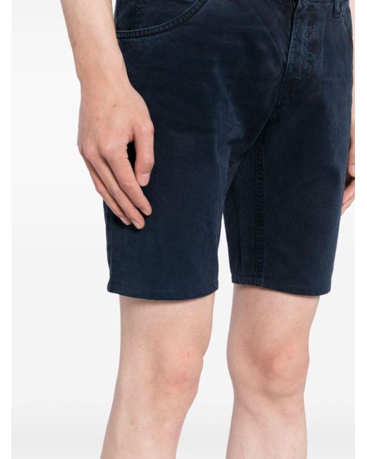 Dolce & Gabbana Blue Straight-leg Cotton Shorts for men