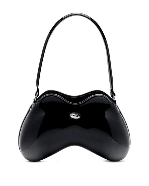 DIESEL Black Double-D Shoulder Bag