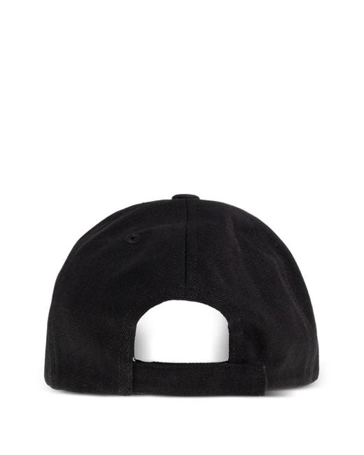 Emporio Armani Black Beaded Script Baseball Cap