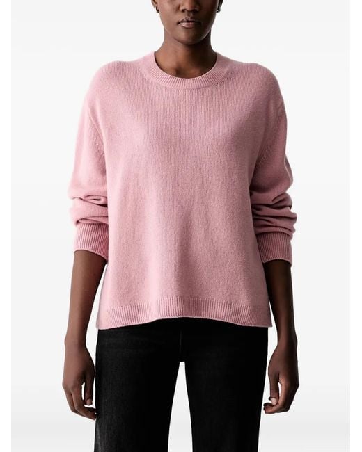 Marc O' Polo Pink Crew-Neck Sweater