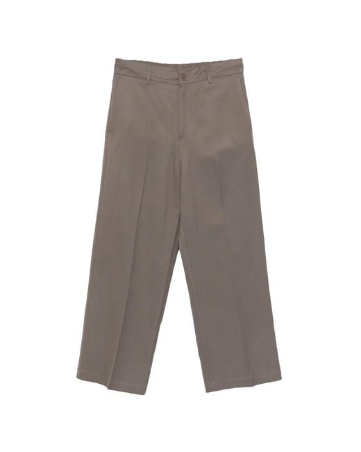 Costumein Gray Pantalon Évasé À Boutonnière for men