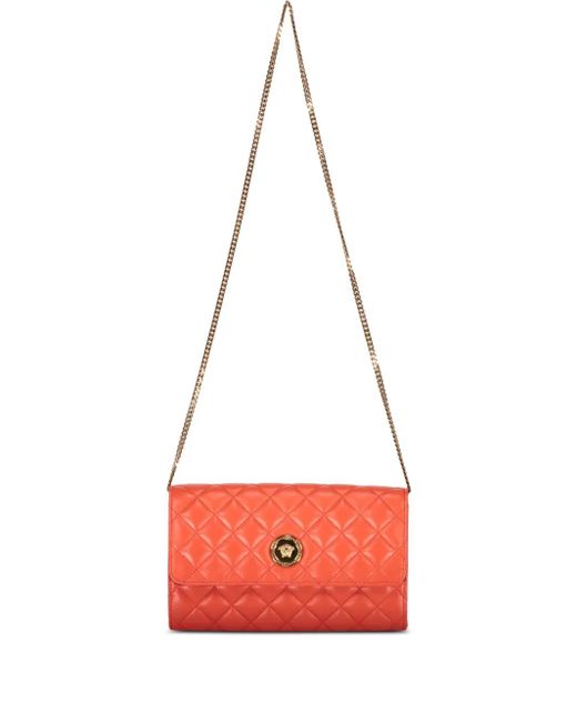 Versace Red Umhängetasche Aus Leder