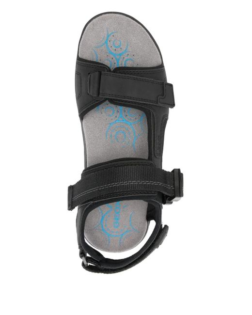 Geox Black Buckle-Strap Sandals for men