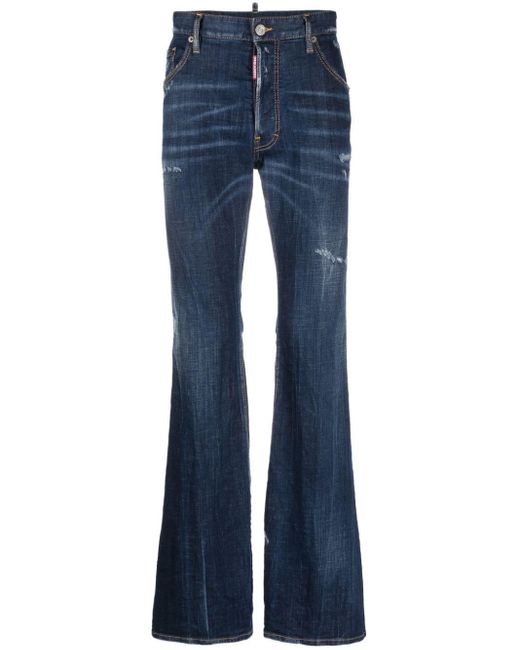 Jeans svasati a vita media di DSquared² in Blue da Uomo