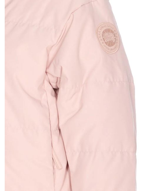 Canada Goose Pink Grandview Cropped Quilted Arctic-Tech Jacket