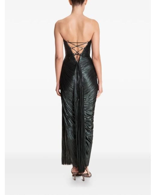 Maria Lucia Hohan Black Amisha Cut-Out Strapless Dress