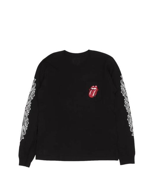 Chrome Hearts Black Rolling Stones Horseshoe Sweatshirt for men