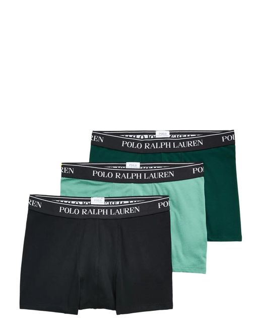 Set de tres bóxeres con logo Polo Ralph Lauren de hombre de color Green