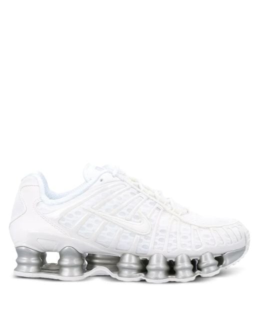 Nike White Shox Tl Sneakers