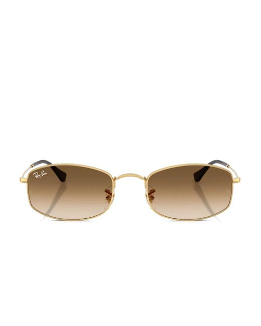 Occhiali Da Sole Squadrati di Ray-Ban in Natural