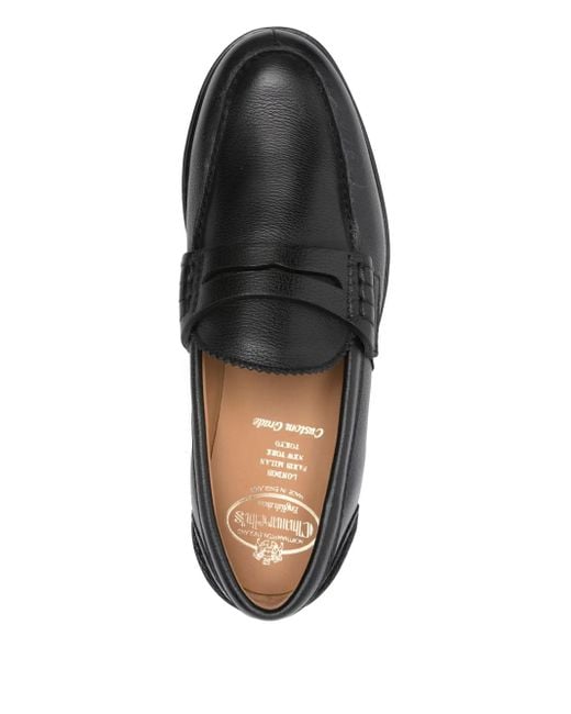 Church's Black Leather Loafers for men