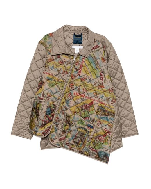 Comme des Garçons Multicolor Lavenham Bias Hood Jacket for men