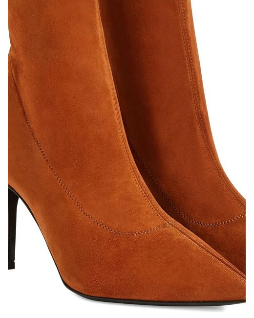 Giuseppe Zanotti Brown Mirea Pointed-Toe Boots