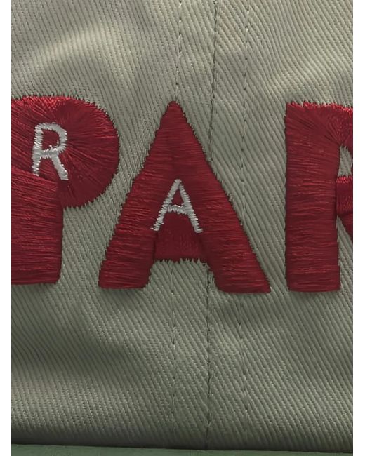by Parra Gray 6-Panel Embroidered Hat for men